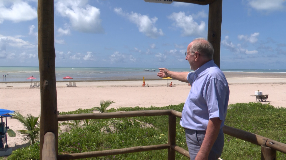 Vanderlei Turati, durante episódio da série Operação Oceano - Foto: Reprodução/TV Pajuçara