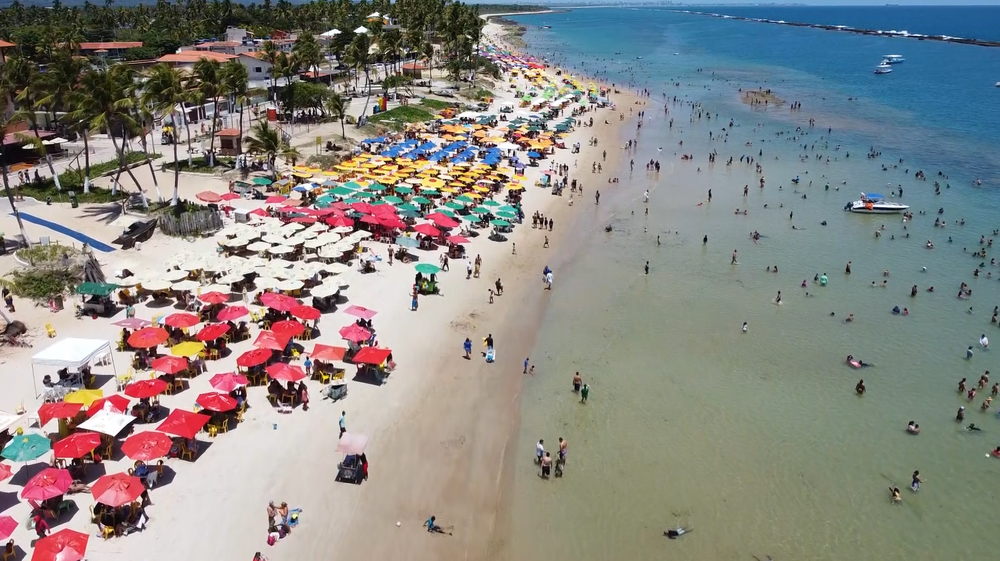 Praia da Pajuçara: um dos principais atrativos de Maceió - Foto: Vasni Soares/TV Pajuçara